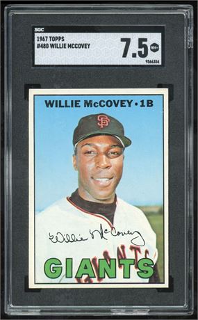 1967 Topps #480 Willie McCovey SGC 7.5 NM+