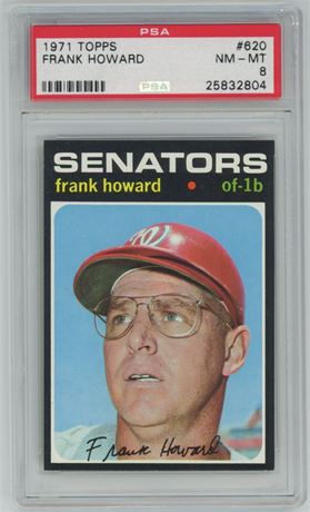 1971 Topps #620 Frank Howard PSA 8 NMMT