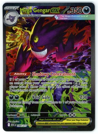 2026 Pokemon Ascended #284 Mega Gengar ex Special Illustration Rare Holo