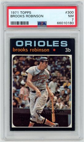 1971 Topps #300 Brooks Robinson PSA 7 NM