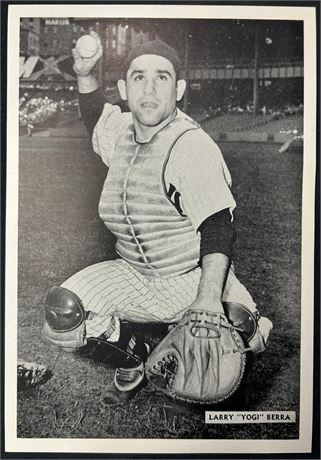 1954 All-Star Yogi Berra Photo Pack Rare