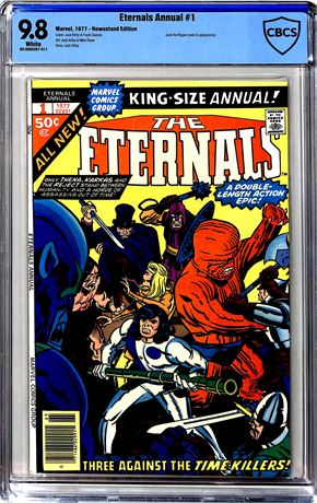 Eternals Annual #1 (1977) CBCS 9.8 Jack the Ripper Cover and Appearance