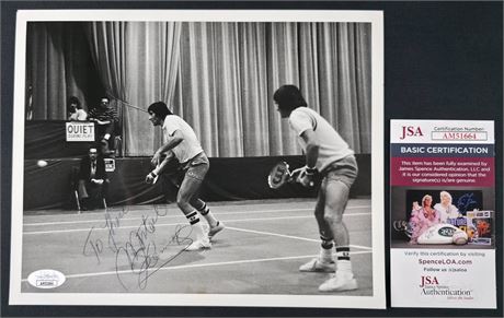 Jimmy Connors Signed 8x10 Photo JSA Personalized