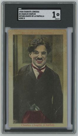 1920s Evaristo Juncosa #3 Charles Chaplin SGC 1 POOR