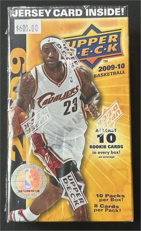2009 Upper Deck Factory Sealed Blaster Box Curry & Harden RC Year (80 Cards)