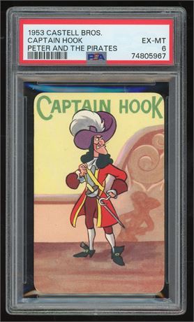 1953 Castell Brothers Captain Hook Peter and The Pirates PSA 6 EXMT