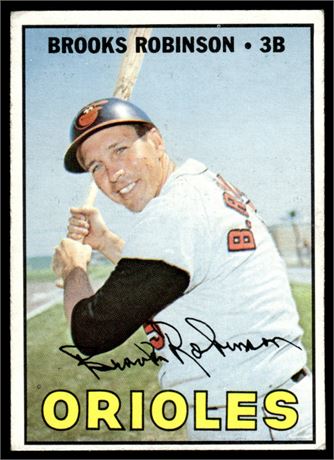 1967 Topps #600 High # Brooks Robinson VG-VGEX