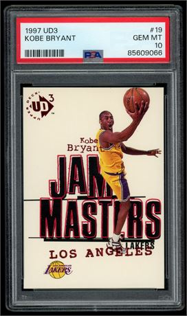 1997 UD3 Kobe Bryant Jam Masters PSA 10