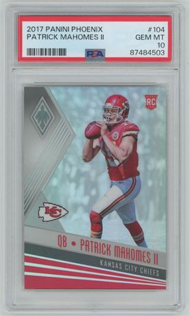 2017 Panini Phoenix #104 Patrick Mahomes II RC PSA 10 GEM MINT