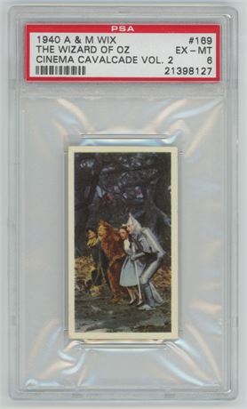 1940 A&M WIX Small Cinema Cavalcade Vol. 2 The Wizard of OZ #169 PSA 6 EXMT
