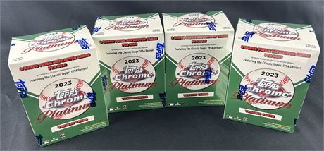 2023 Topps Chrome Platinum Baseball Factory Sealed Retail Blaster Box Lot (4)