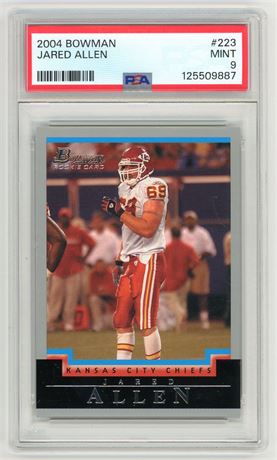 2004 Bowman #223 Jared Allen RC PSA 9 MINT
