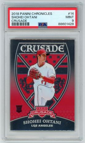 2018 Panini Chronicles #14 Shohei Ohtani RC Crusade PSA 9 MINT