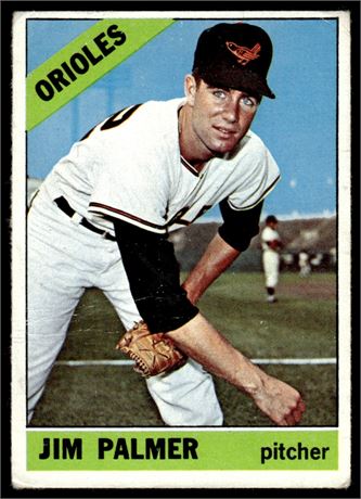 1966 Topps #126 Jim Palmer RC Low Grade
