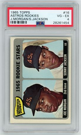 1965 Topps #16 Joe Morgan RC PSA 4 VGEX