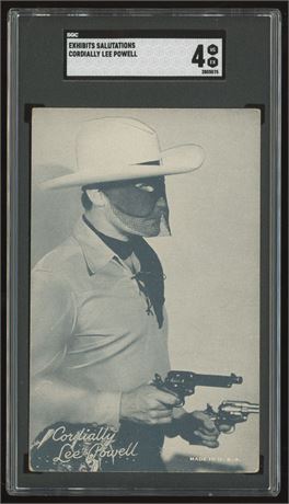 1940s Exhibits Salutations "Coridally" Lee Powell SGC 4 VGEX
