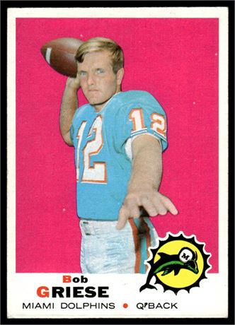 1969 Topps #161 Bob Griese EXMT