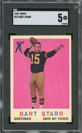 1959 Topps #23 Bart Starr SGC 5 EX
