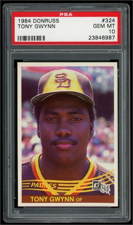 1984 Donruss #324 Tony Gwynn PSA 10 GEM MINT