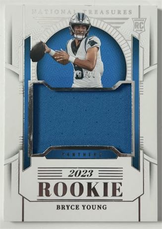 2023 National Treasures Football Bryce Young RC Patch 40/99