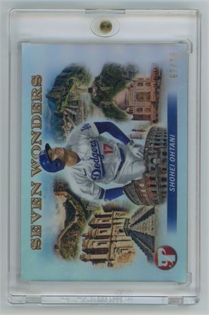 2024 Topps Pristine Shohei Ohtani Seven Wonders 67/70