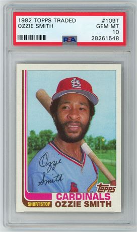 1982 Topps Traded Ozzie Smith PSA 10 GEM MINT