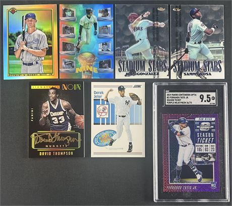 1993-2019 Modern Mixed-Sport Lot w/ Witt RC, Griffey Refractor, Tatis RC & More