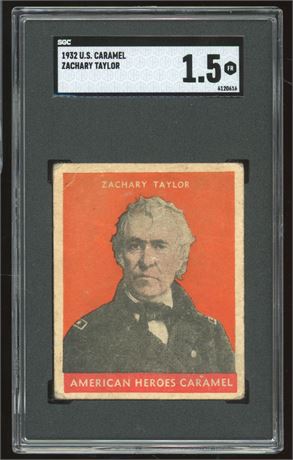 1932 US Caramel Zachary Taylor Orange SGC 1.5 FAIR
