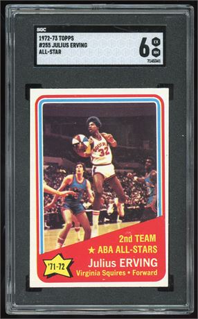1972 Topps #255 Julius Erving All-Star SGC 6 EXMT