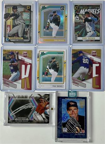 2023-2024 MLB Star Lot (8) w/ Holliday Auto & Skenes RC's