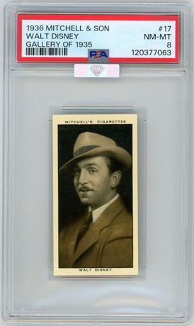 1936 Mitchell & Son #17 Walt Disney Gallery of 1935 PSA 8 NMMT Only 20 Higher