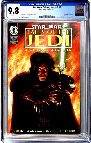 Star Wars: Tales of the Jedi #6 (1995) CGC 9.8