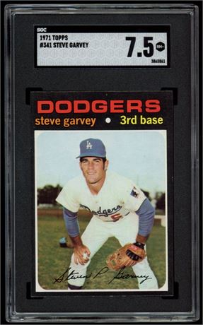 1971 Topps #341 Steve Garvey RC SGC 7.5