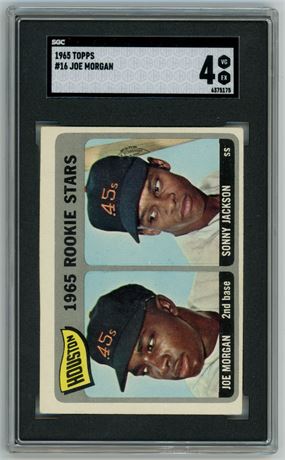 1965 Topps #16 Joe Morgan RC SGC 4 VGEX