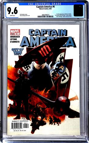 Captain America #6 (2005) CGC 9.6 1st Full Appearance of Winter Soldier