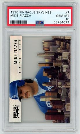 1996 Pinnacle Skylines #7 Mike Piazza PSA 10 GEM MINT Pop 10