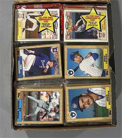 1987 Topps Rak-Pak Box All Packs Sealed (24)