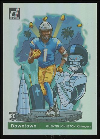 2023 Donruss Quentin Johnston RC Downtown SSP