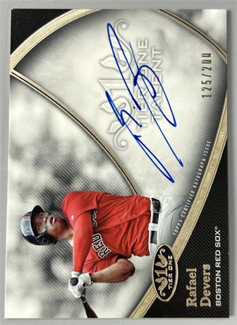 2020 Topps Tier One Talent Rafael Devers Auto 125/200