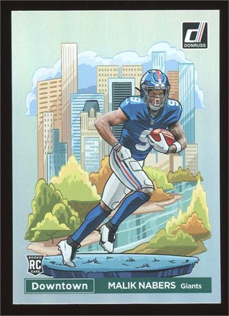 2024 Donruss #18 Malik Nabers RC Downtown