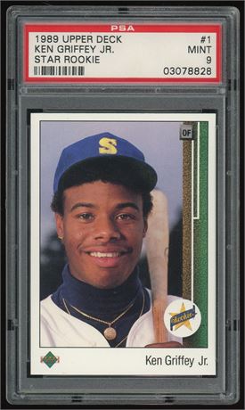 1989 Upper Deck Ken Griffey Jr Star Rookie PSA 9 MINT