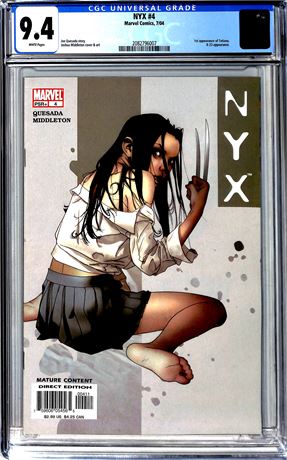 NYX #4 (2004) CGC 9.4 1st Appearance of Tatiana