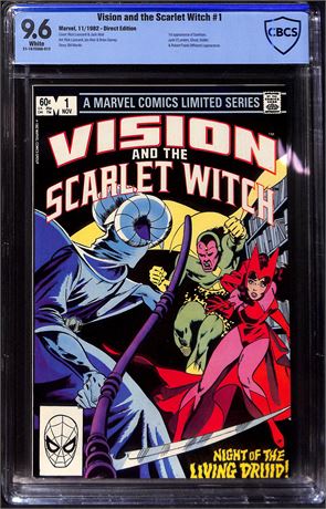 Vision and The Scarlet Witch #1 CBCS 9.6 (1982) Direct Edition Multiple 1st App