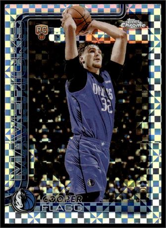 2025 Topps Chrome #251 Cooper Flagg RC XFractor