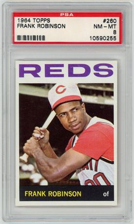 1964 Topps #260 Frank Robinson PSA 8 NMMT