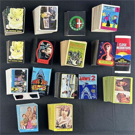 1960-1983 Non-Sports Complete Set Lot (600+) Cards