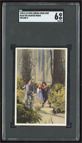 1940 A&M Wix Cinema Cavalcade #168 The Haunted Wood Volume II SGC 6 EXMT