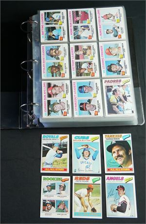 1977 Topps Baseball Complete Set (1-660) EX AVG READ w/ Wax Wrapper