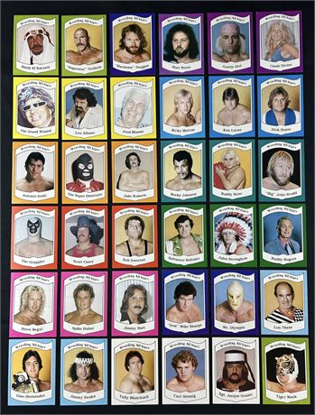 1983 Wrestling All Stars Series A Complete Set (1-36) NM-MT! w/ 9 HOF RCs