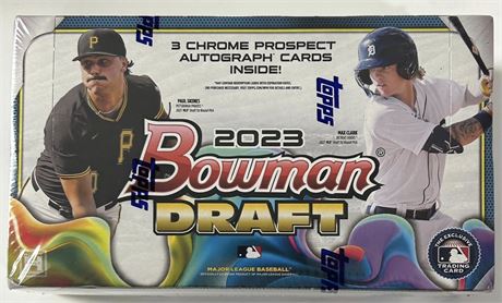 2023 Bowman Chrome Draft Baseball Jumbo Hobby Box - Skenes & Brady Chase